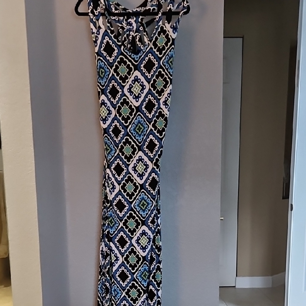 INC International Concepts Black and White Dress Medium